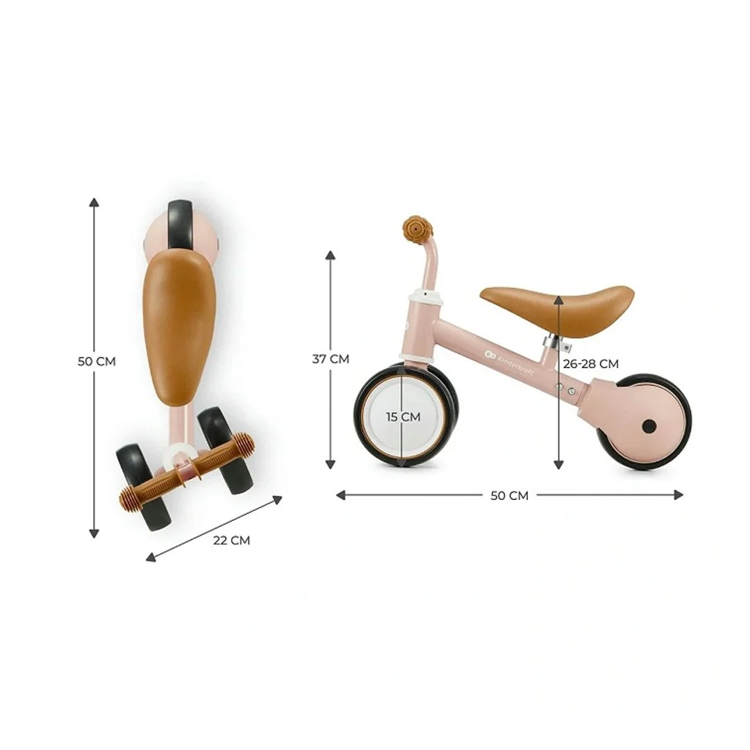 Triciclo Cutie Rosa KinderKraft-5
