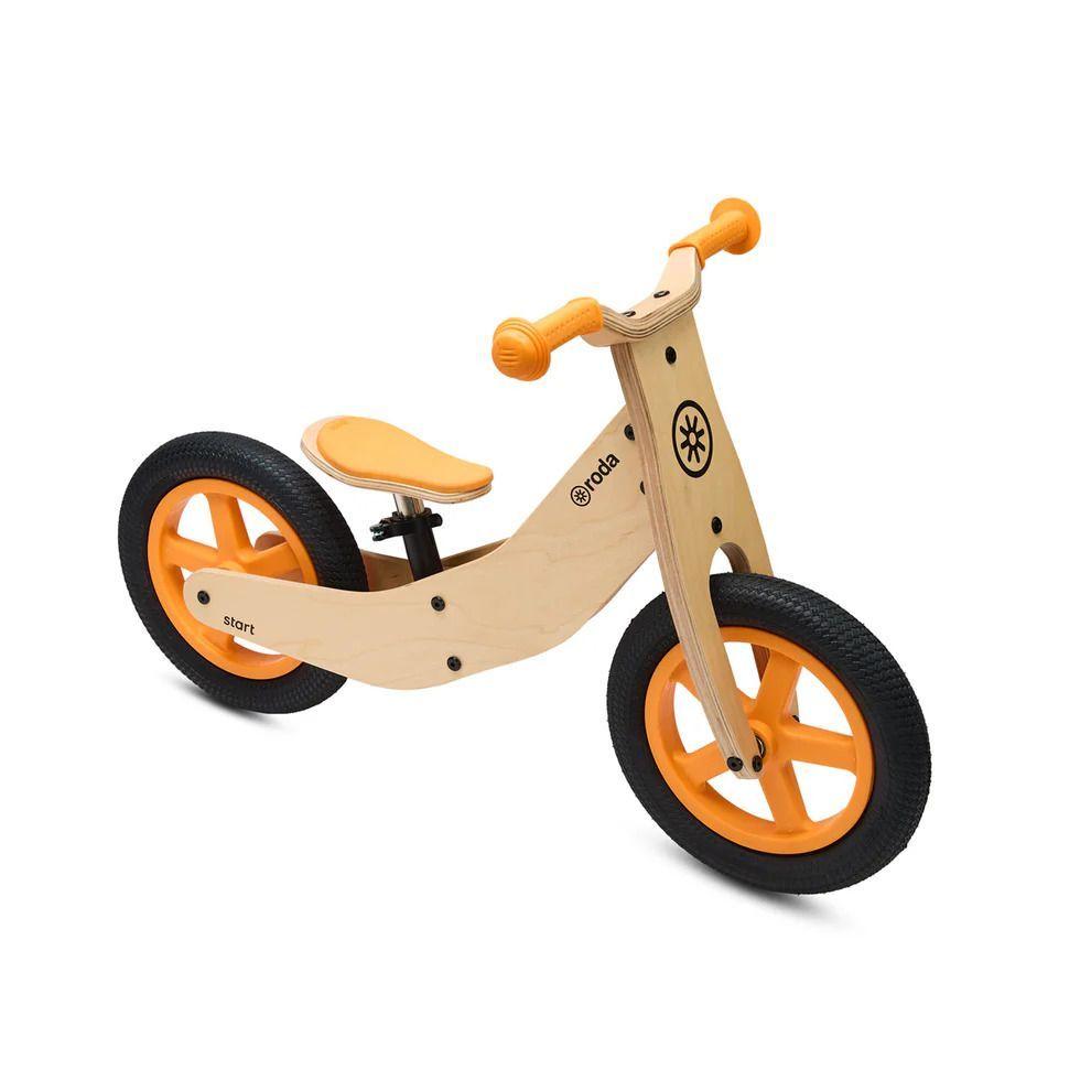Bicicleta de Madera Para Ni os y Ni as Roda Star Naranjo-0