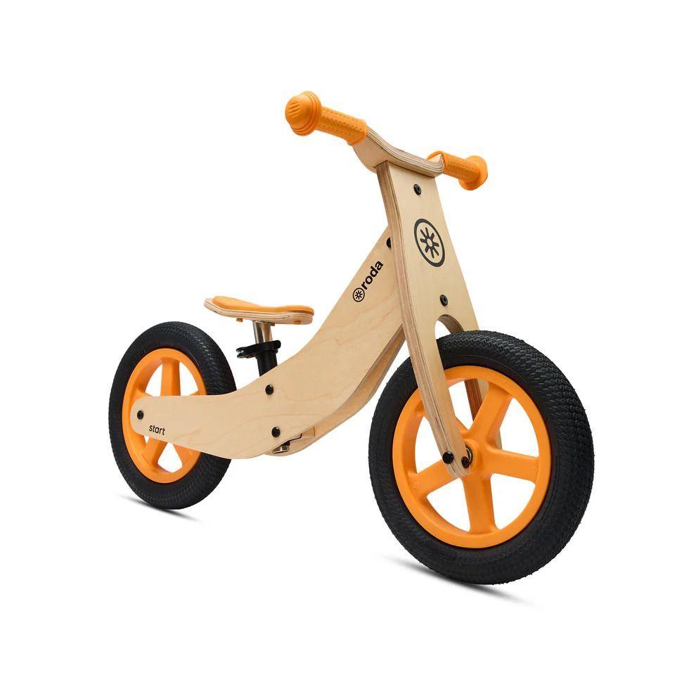 Bicicleta de Madera Para Ni os y Ni as Roda Star Naranjo-1
