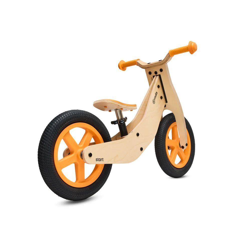 Bicicleta de Madera Para Ni os y Ni as Roda Star Naranjo-2