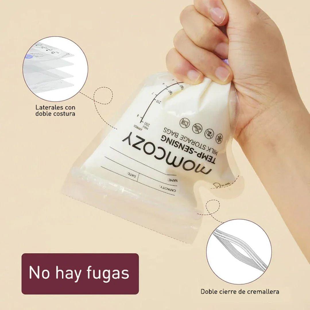 Bolsas para Almacenar Leche Materna con Boquilla 60 unidades Momcozy-3