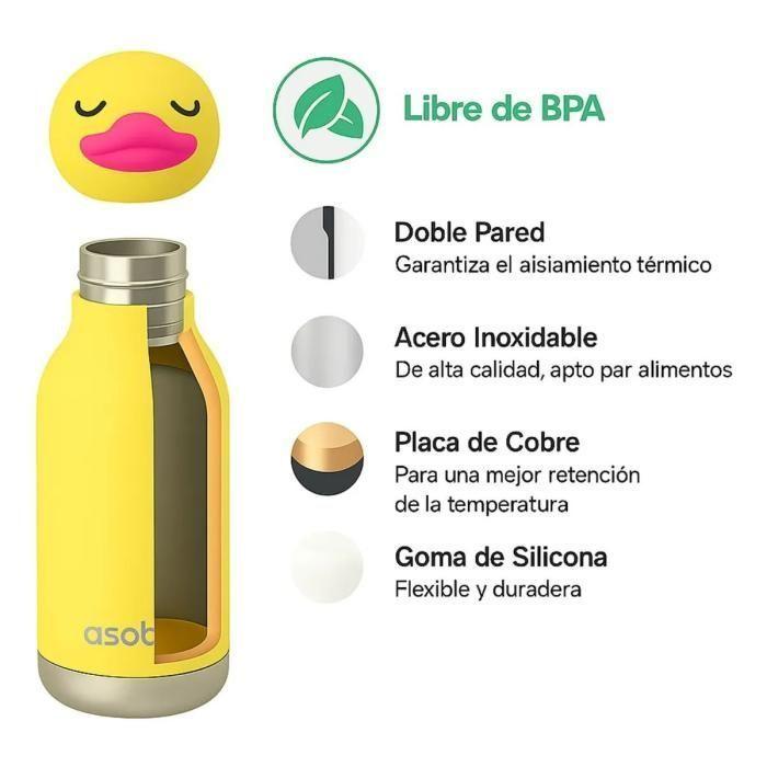 Botella Térmica Bestie Ducky Asobu-2