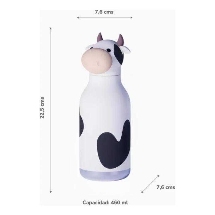 Botella Térmica Bestie Cow Asobu-4