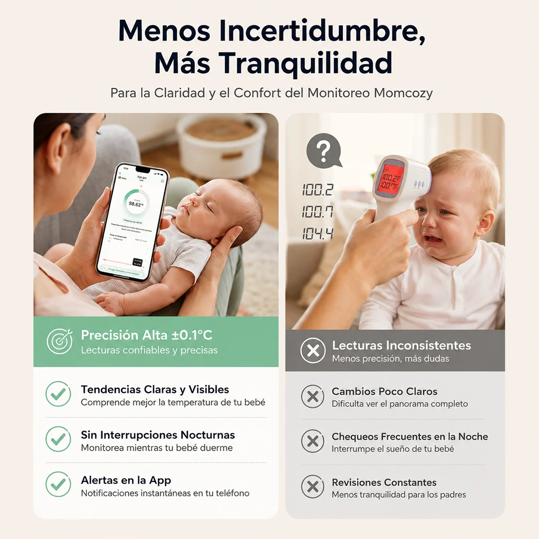 Termómetro Continuo para Bebé Momcozy-8