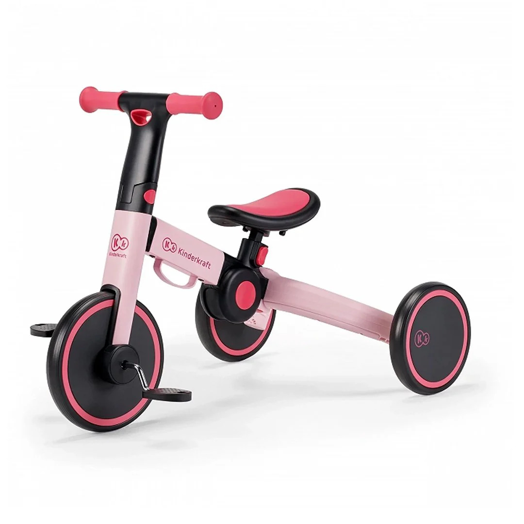 Triciclo Evolutivo 3 en 1 4Trike Rosado Kinderkraft-4