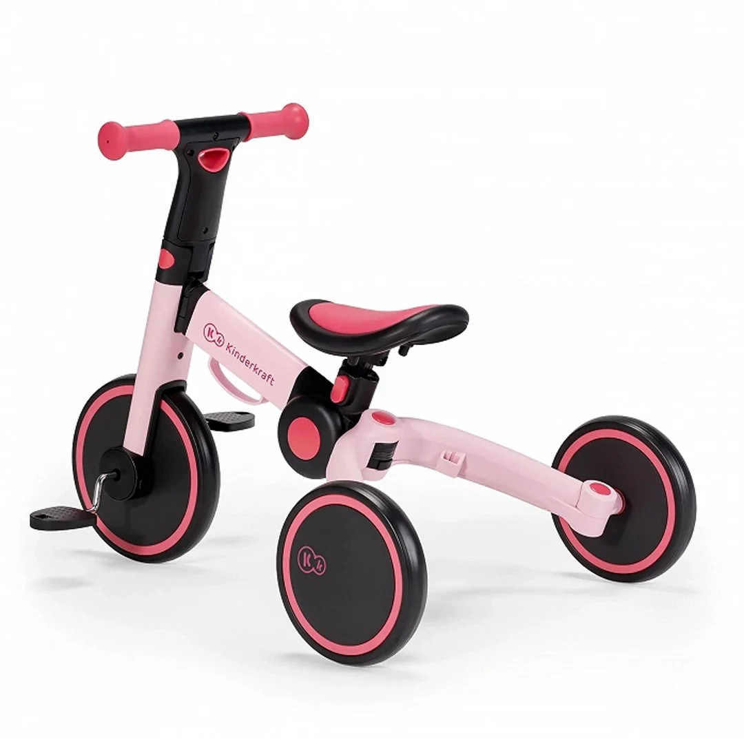Triciclo Evolutivo 3 en 1 4Trike Rosado Kinderkraft-5
