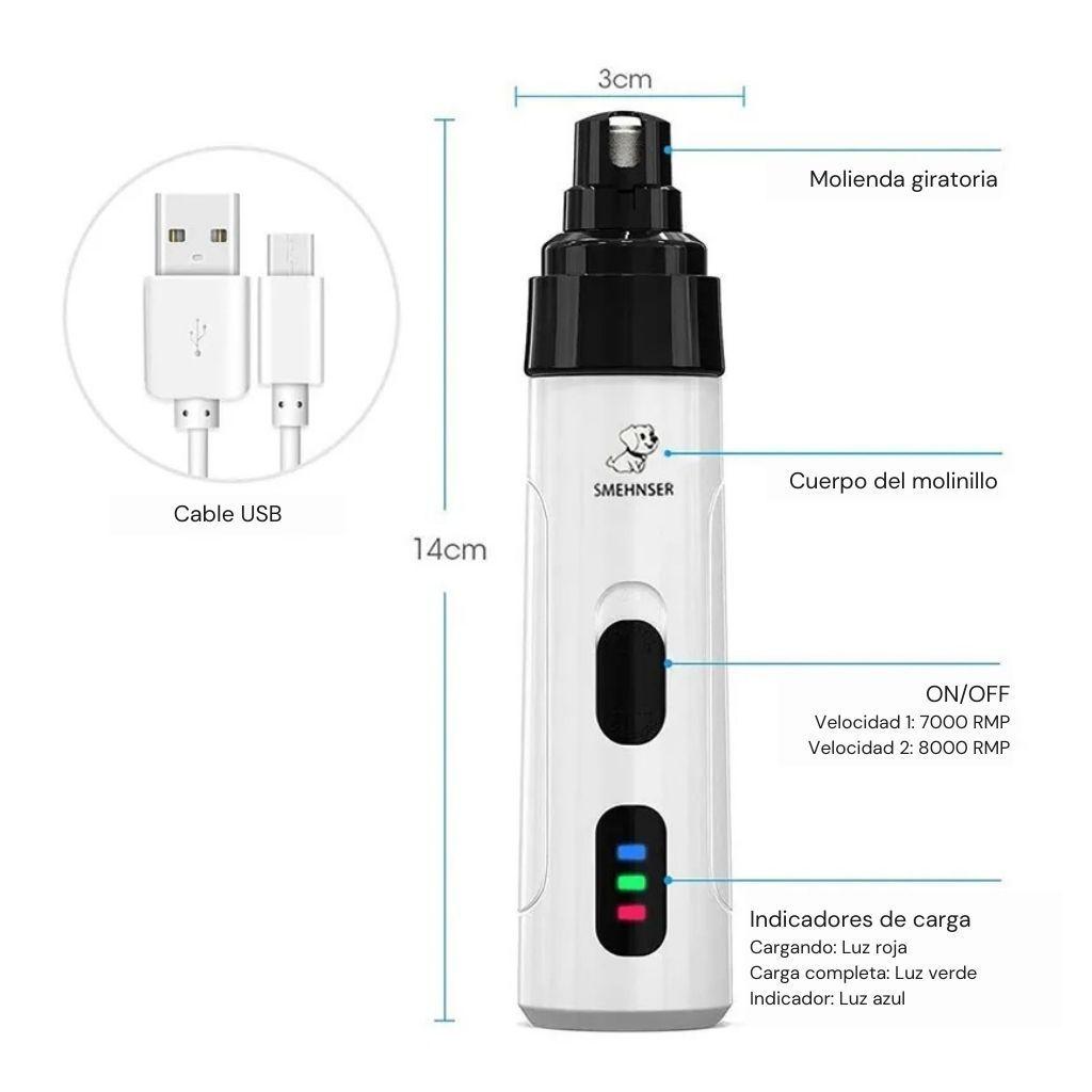 Limador Giratorio De Uñas Para Perros Y Gatos Recargable-5