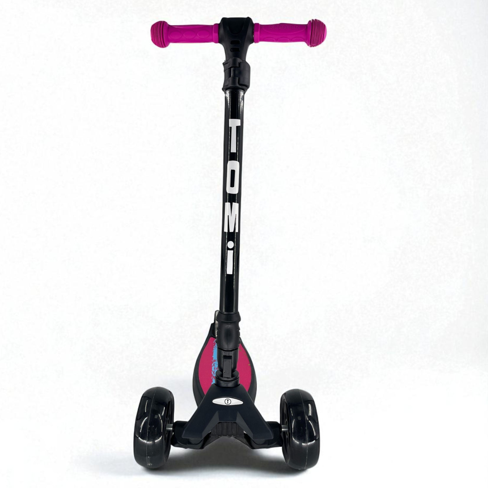 SCOOTER NIÑOS TOMI ROSADO CON RUEDAS CON LUCES -2