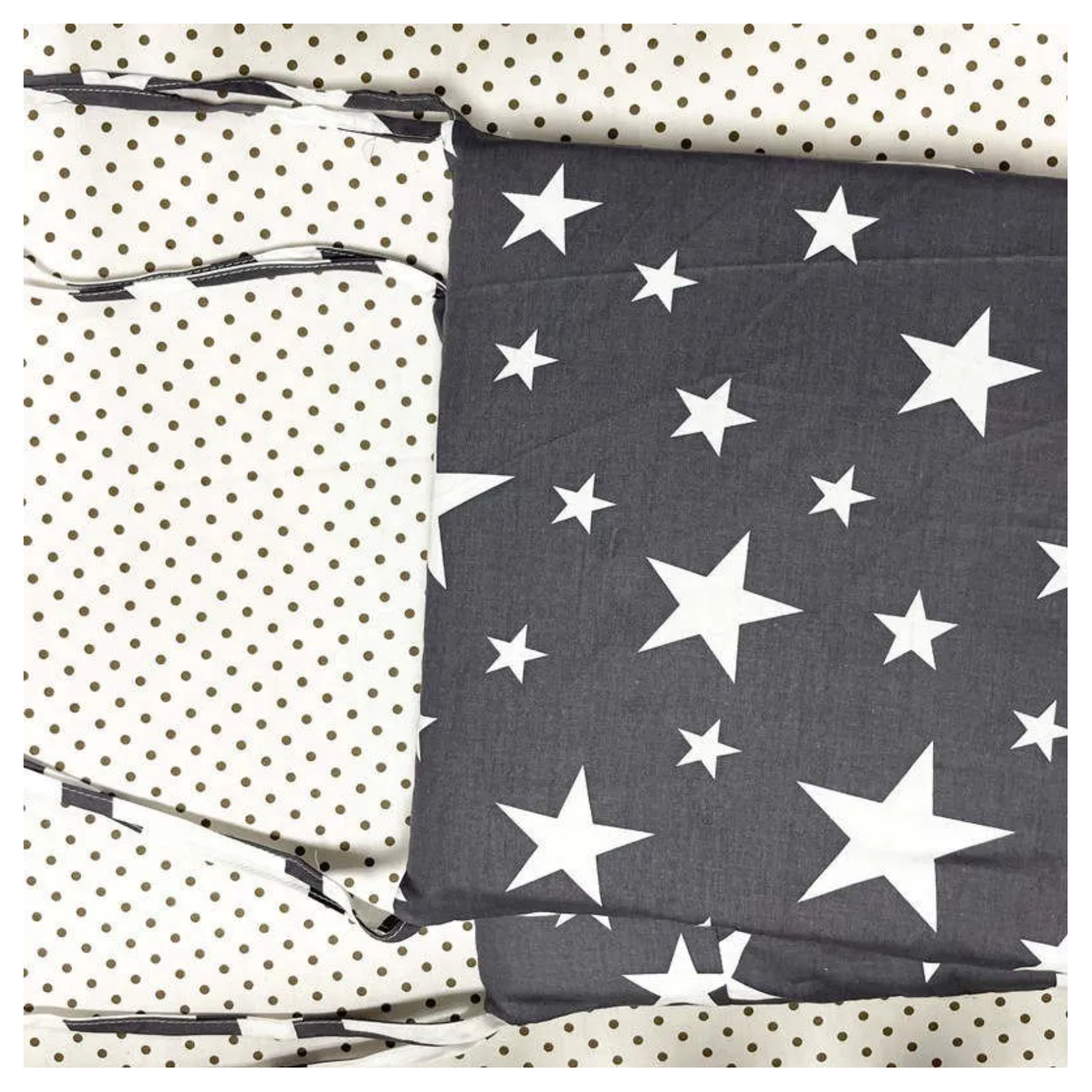 Protector Cuna Bumper De Algodón Acolchado 200 Cm X 30 Cm-4