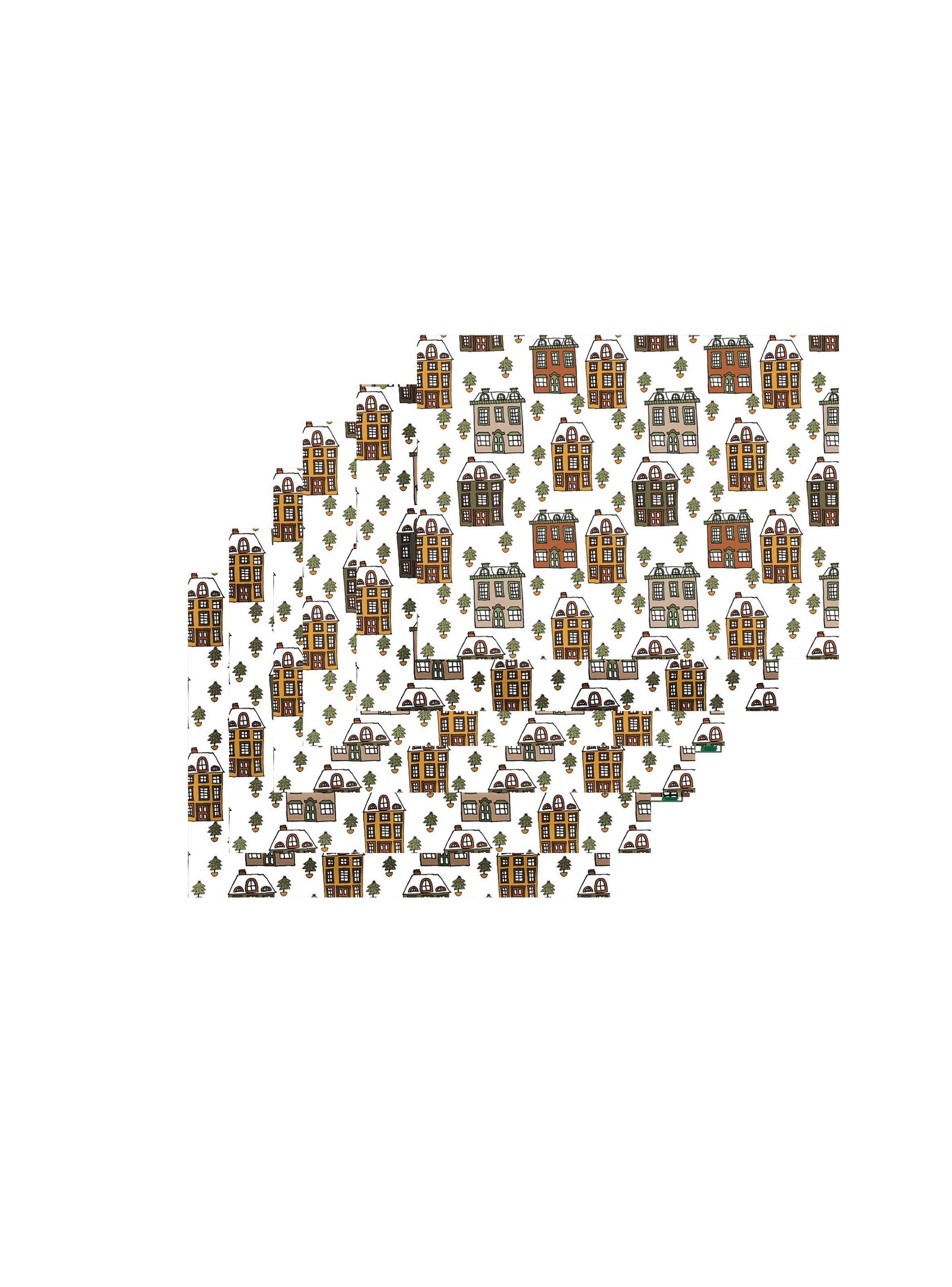 Set De 6 Individuales Navidad Jingle Bells 2 Antimanchas-0