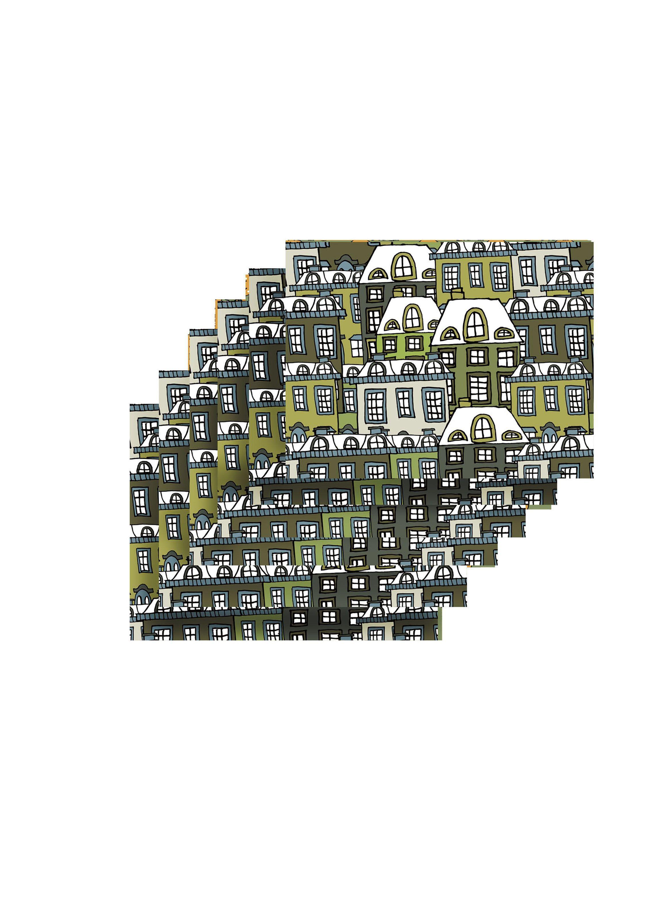 Set De 6 Individuales Navidad Jingle Bells 5 Antimanchas-0