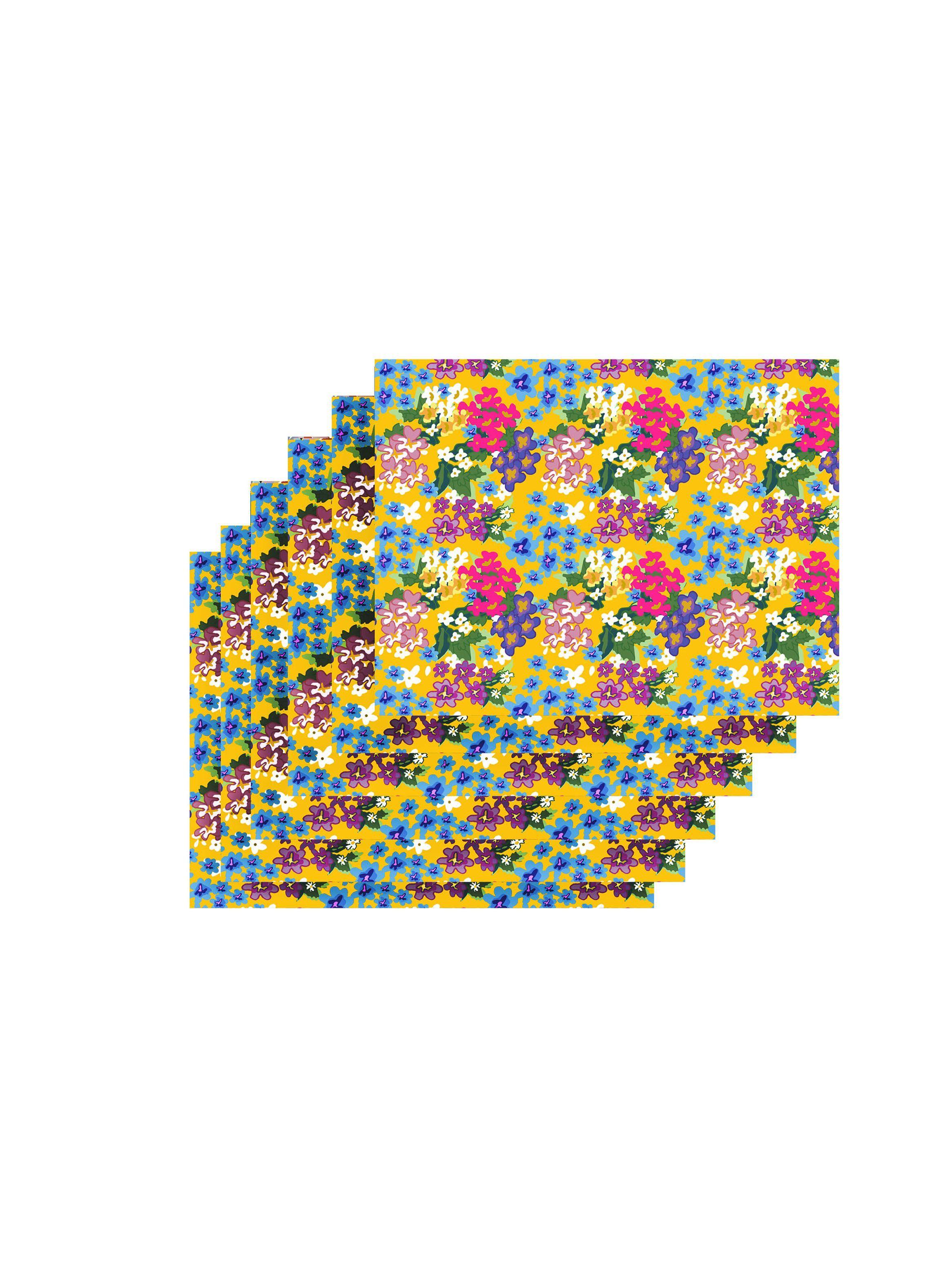 Set De 6 Individuales Wild Flowers 1 Antimanchas-0