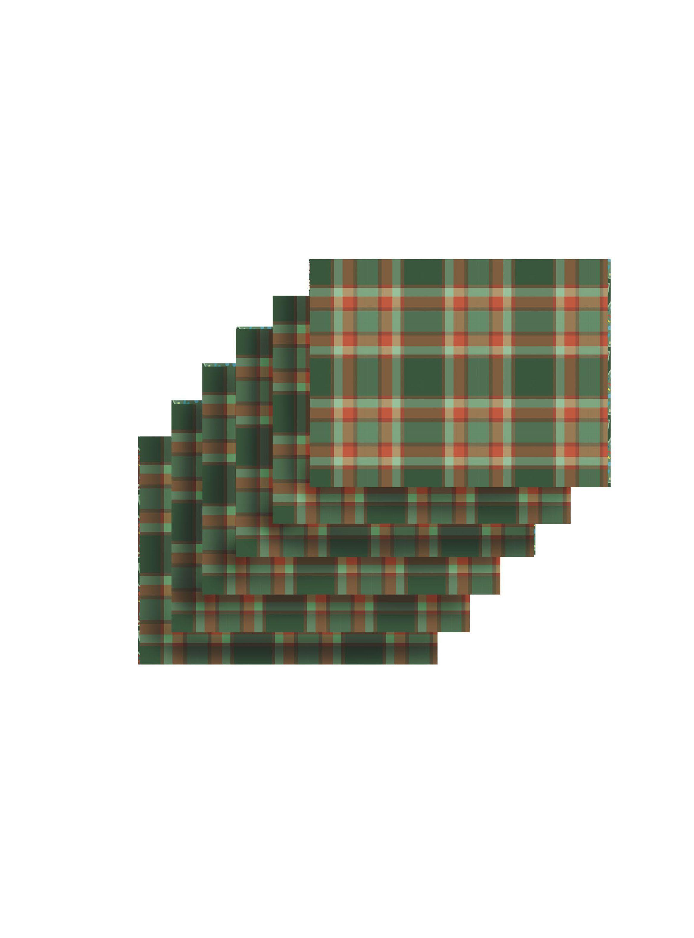 Set De 6 Individuales Navidad Árbol Mágico 2 Antimanchas-0