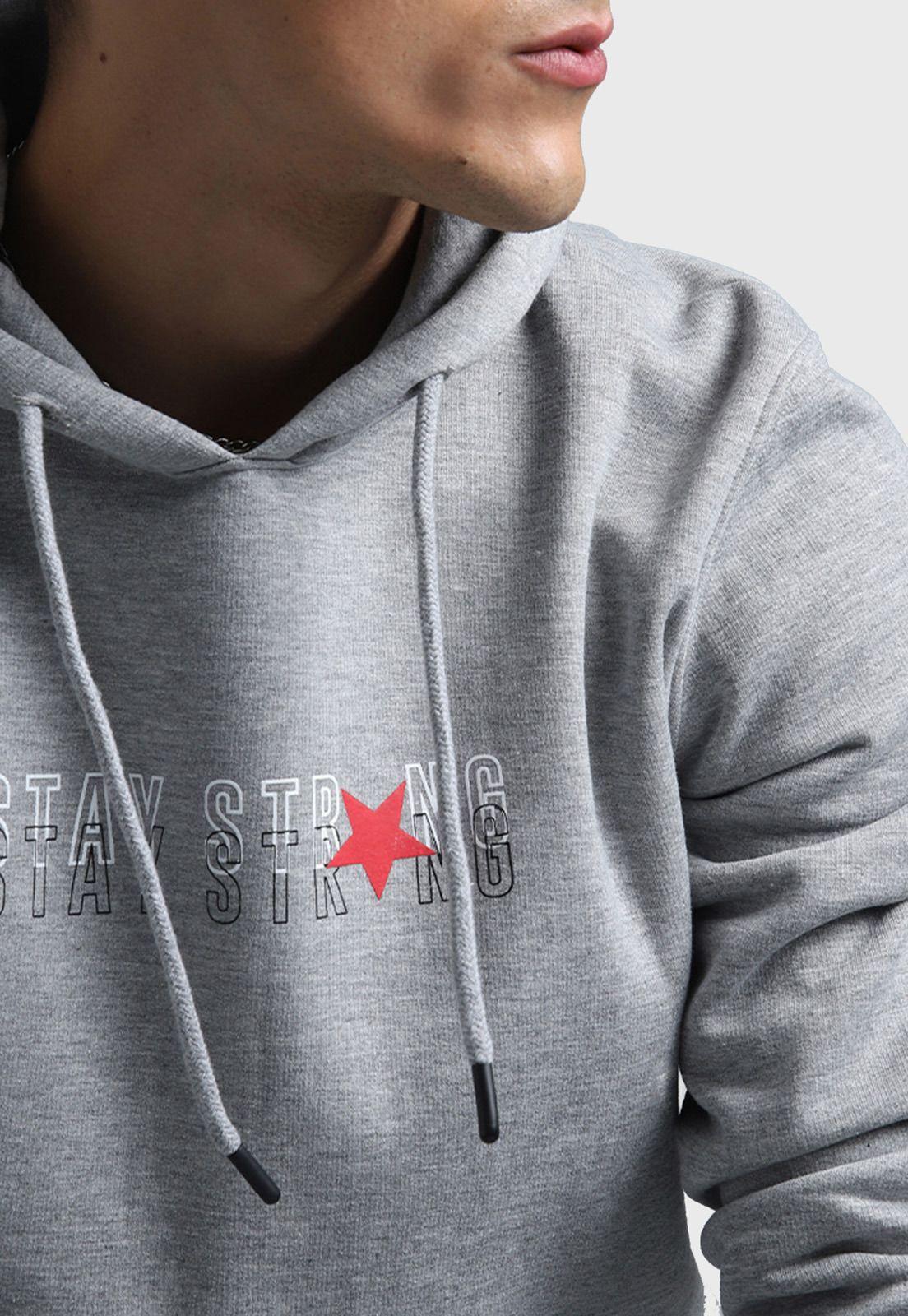 Poleron Con Gorro Hombre Soviet SPL2651GR-0