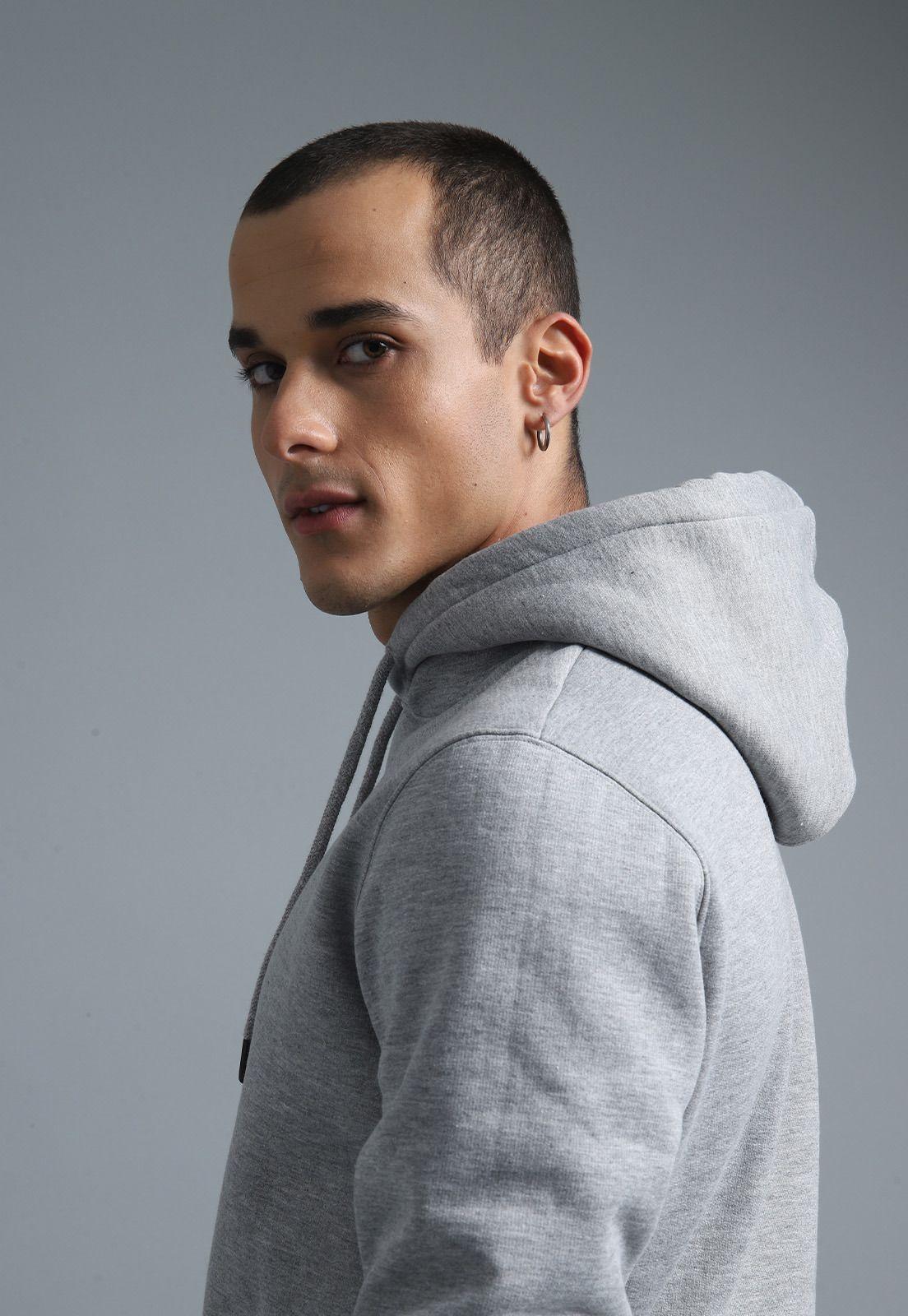 Poleron Con Gorro Hombre Soviet SPL2651GR-4