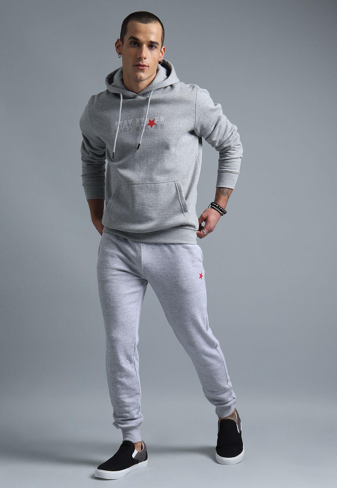 Poleron Con Gorro Hombre Soviet SPL2651GR-6