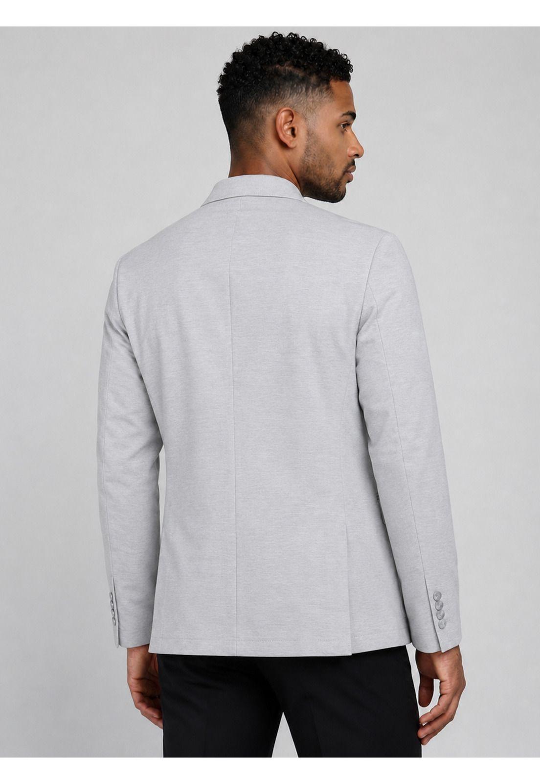 Blazer Poli Viscosa Spandex Tailored Fit Gris Van Heusen VHBZ602GR-1