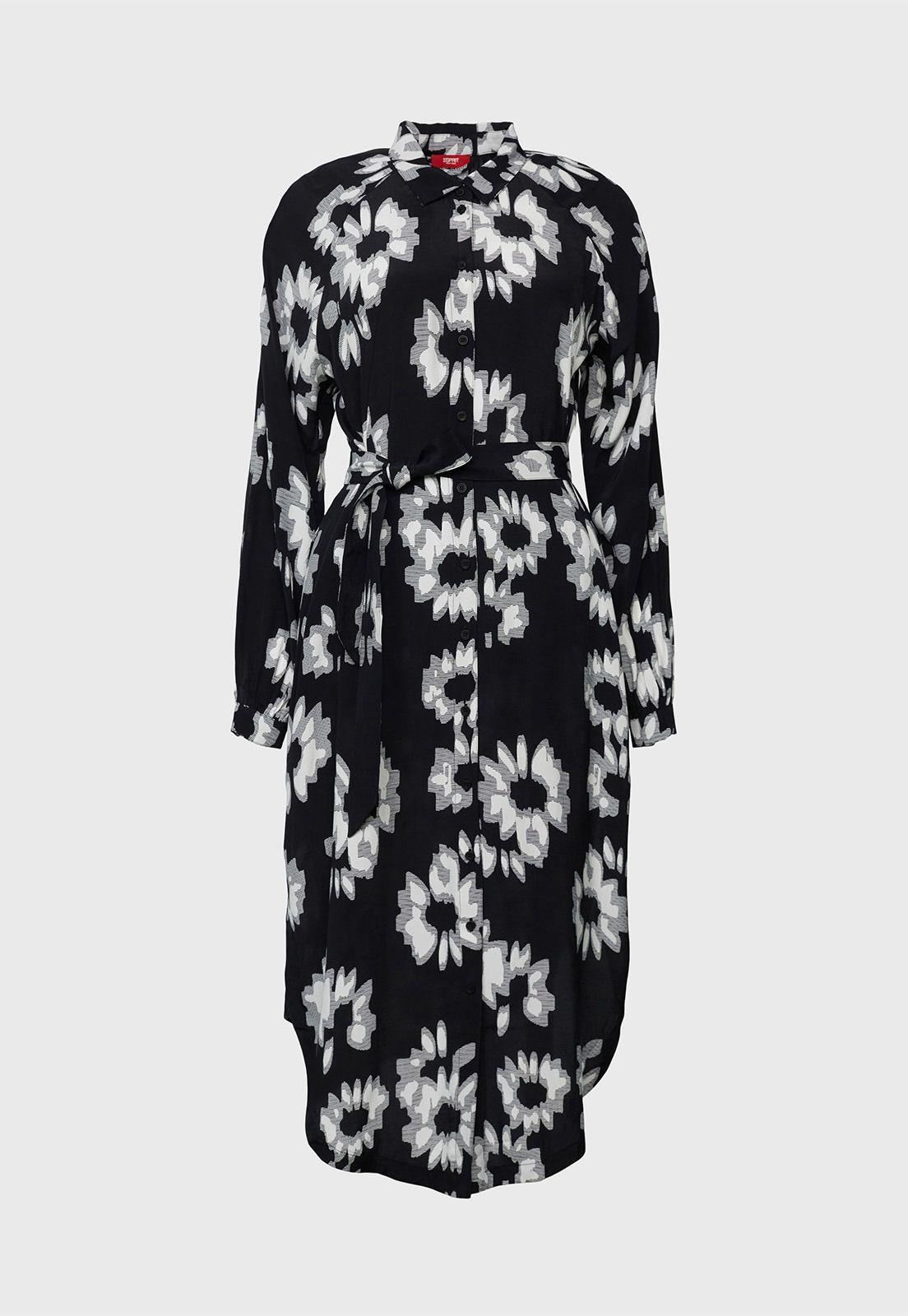 Vestido Camisero Estampado Mujer Esprit 014EE1E310-0