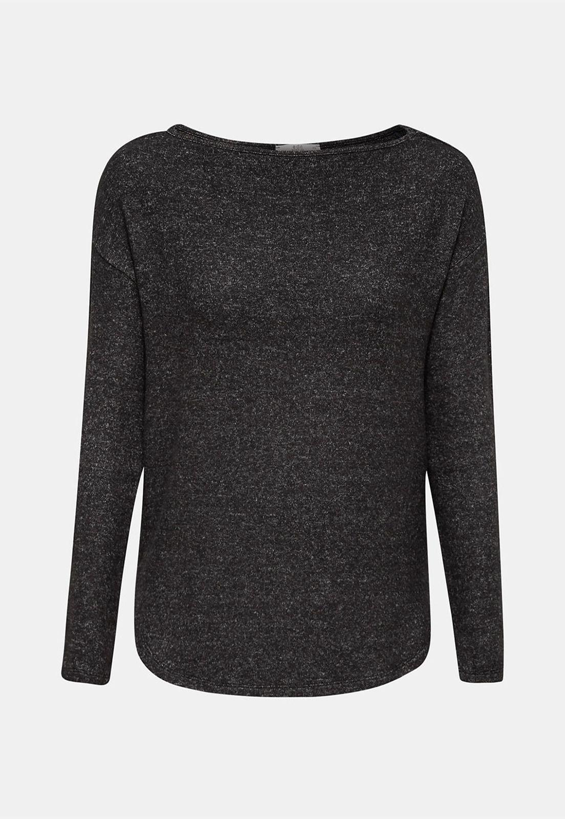 Polera Manga Larga Con Encaje En Espalda Esprit-3