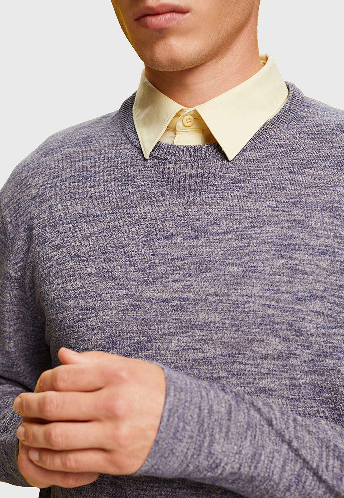 Sweater De Punto Jaspeado Hombre Esprit-2