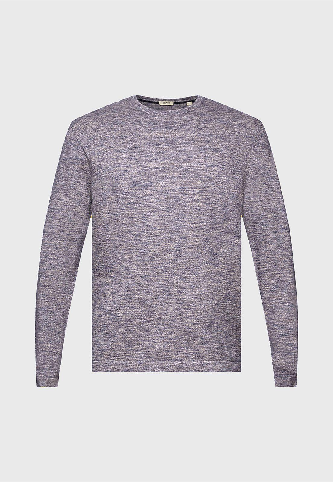 Sweater De Punto Jaspeado Hombre Esprit-3