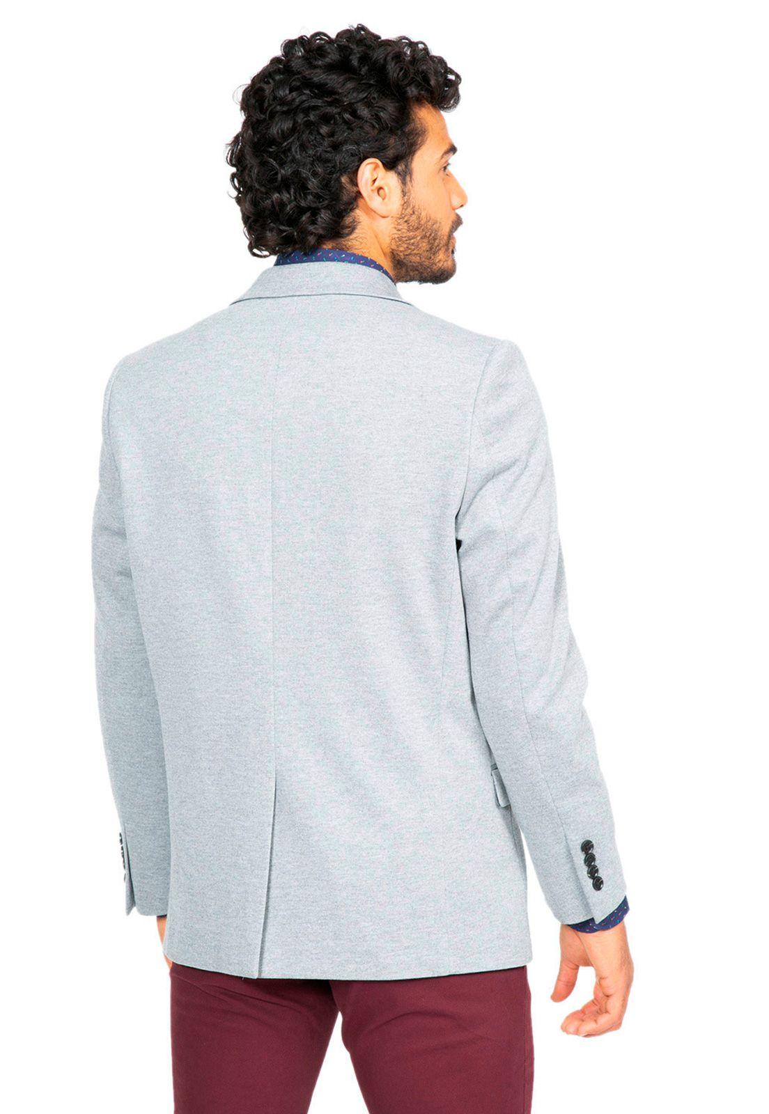 Blazer Casual Gris-1