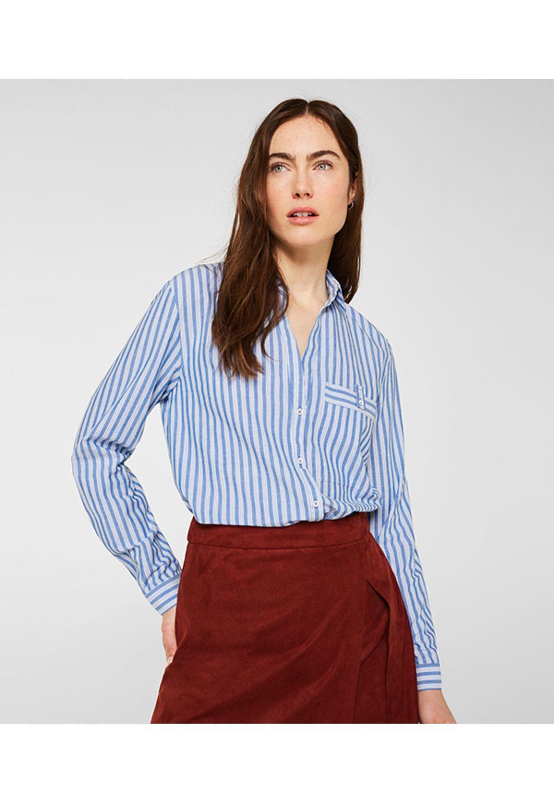 Blusa rayas 100% algodón-0