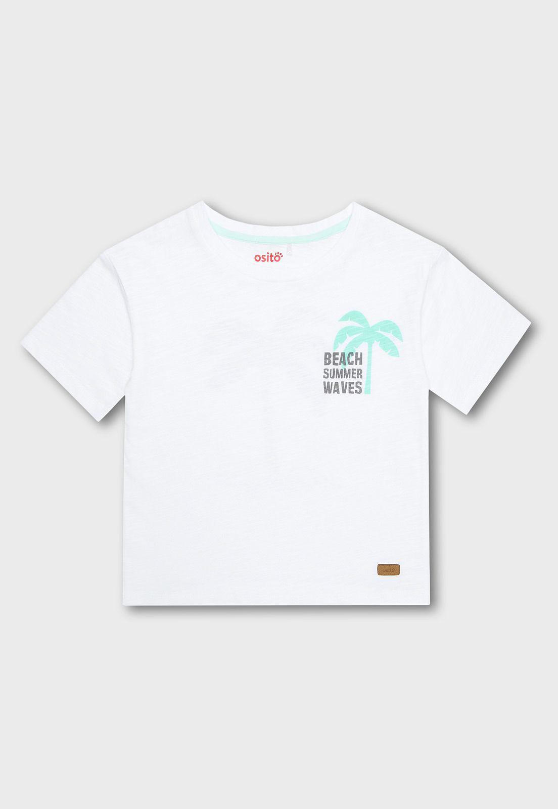 Polera Manga Corta Niño Osito POOV535BL-0
