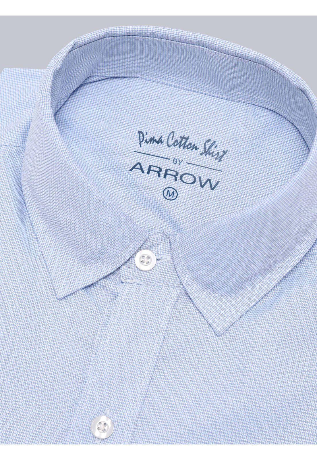 Camisa Fantasía Regular Fit Celeste Arrow CM33071CE-4