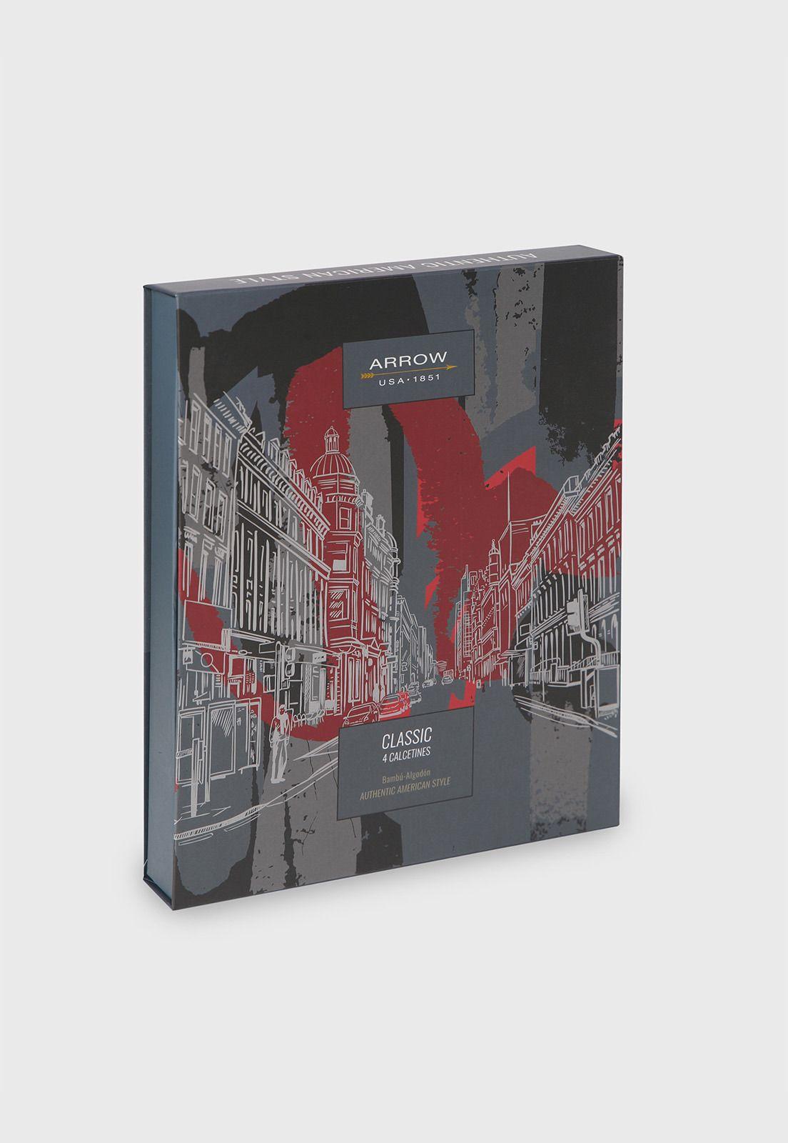 Caja Calcetines 4 Unidades Classic Arrow CP42403SU-5