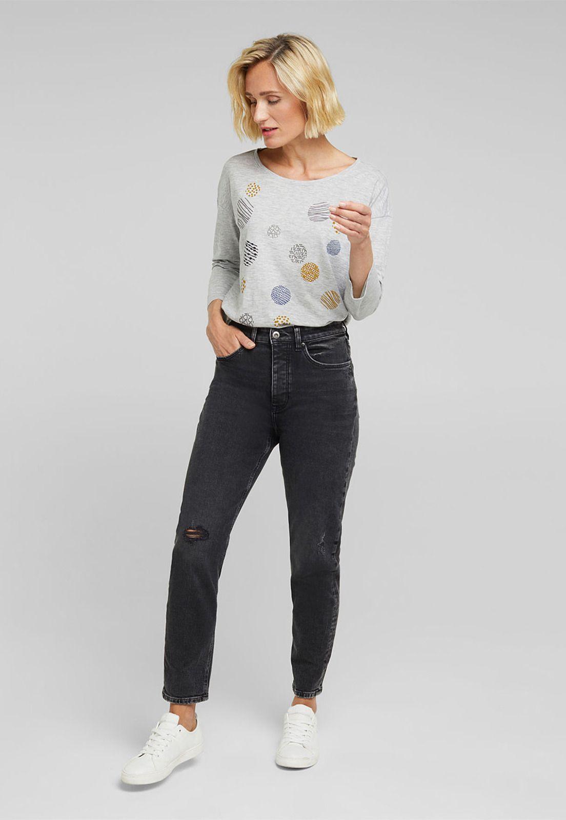 Polera Mujer Manga 3/4 Estampada Esprit-2