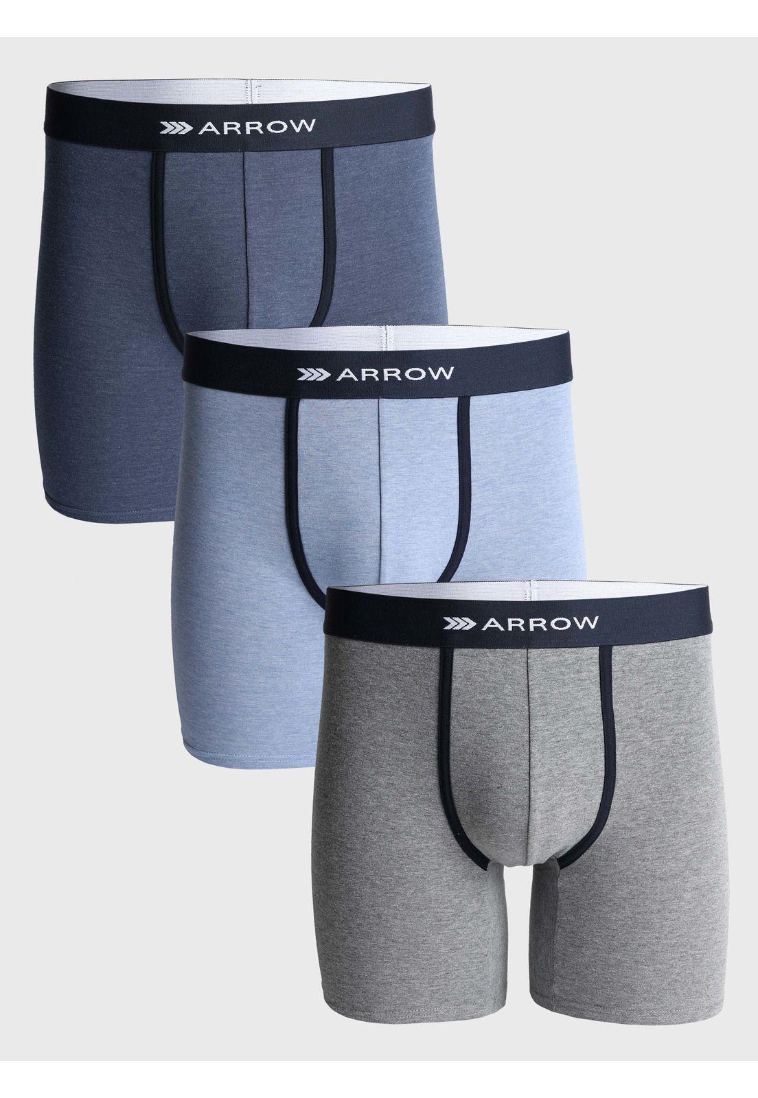 Boxer 3 Unidades Regular Fit Multicolor Arrow BOD3053SU-0