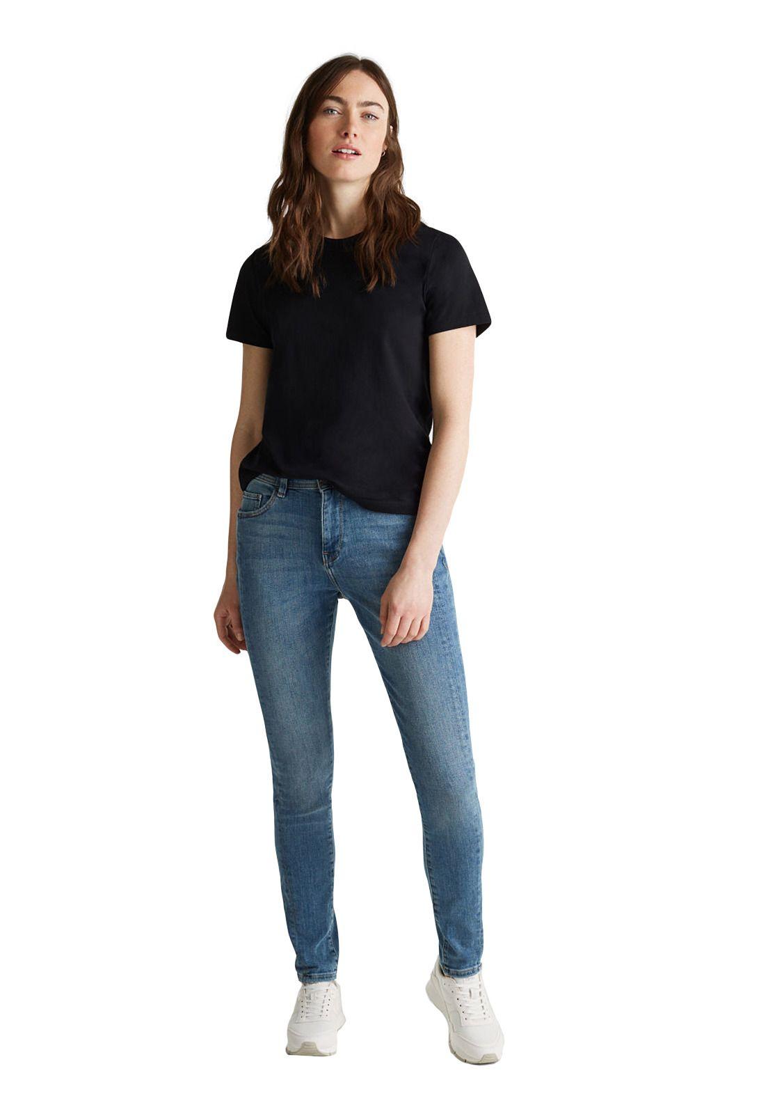 Jeans straight medium rise-4