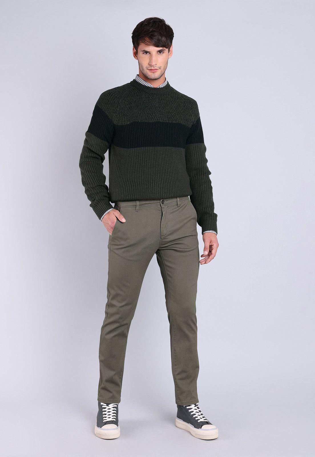 Pantalon Chino Spandex Guy Laroche-3