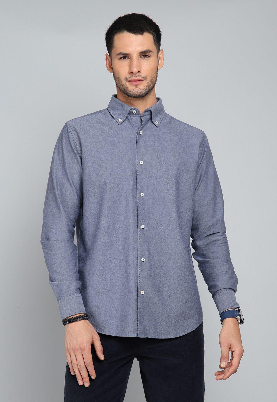 Camisa Oxford Manga Larga Arrow CM31063NB-0