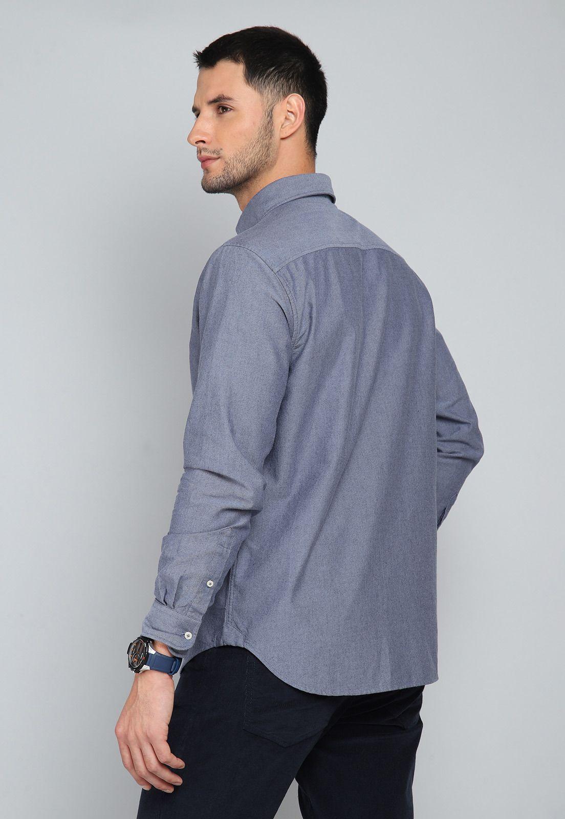 Camisa Oxford Manga Larga Arrow CM31063NB-1