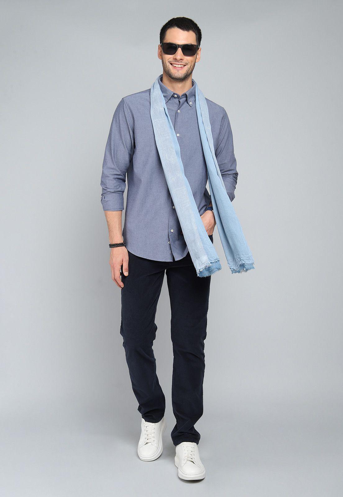 Camisa Oxford Manga Larga Arrow CM31063NB-3