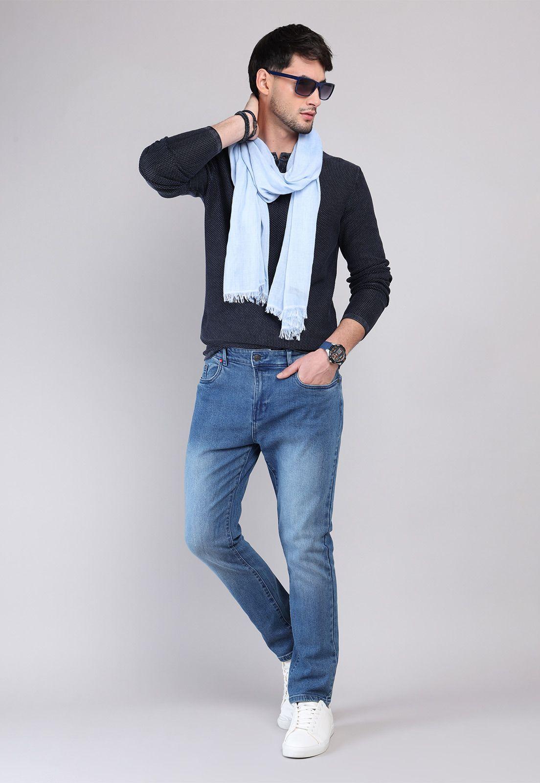 Sweater Cuello Redondo Stone Wash Soviet SCVI030NB-3