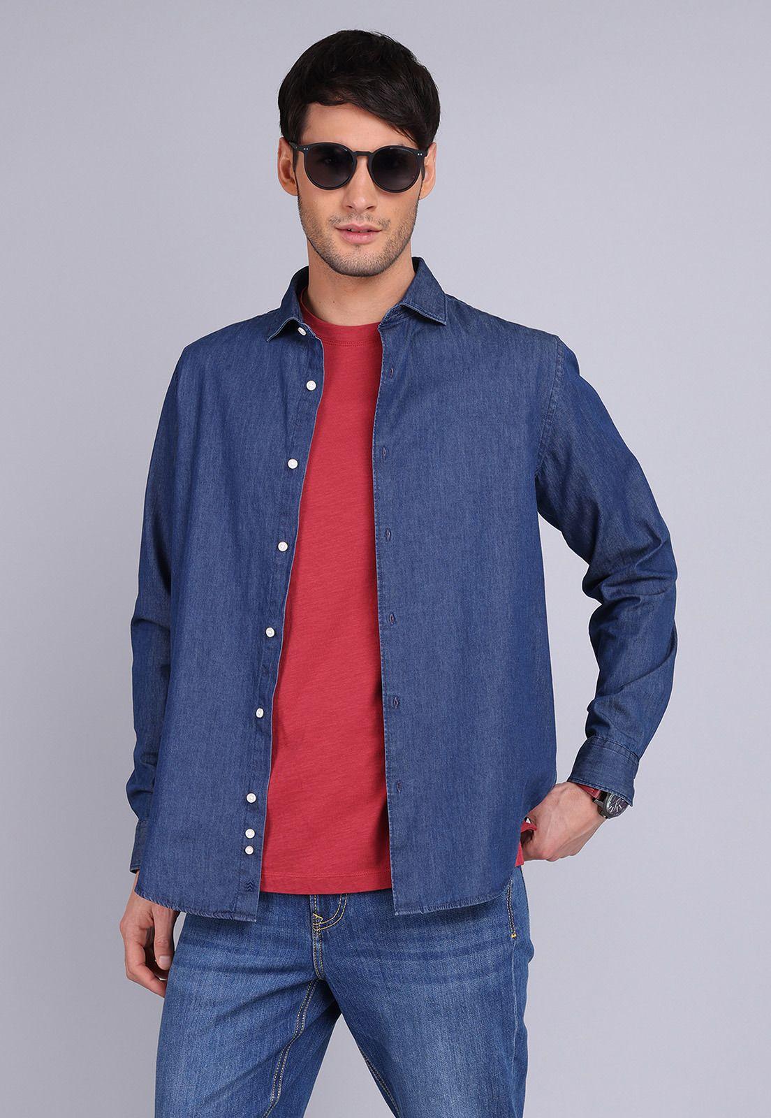 Camisa Denim Manga Larga Arrow CM3051SAZ-0