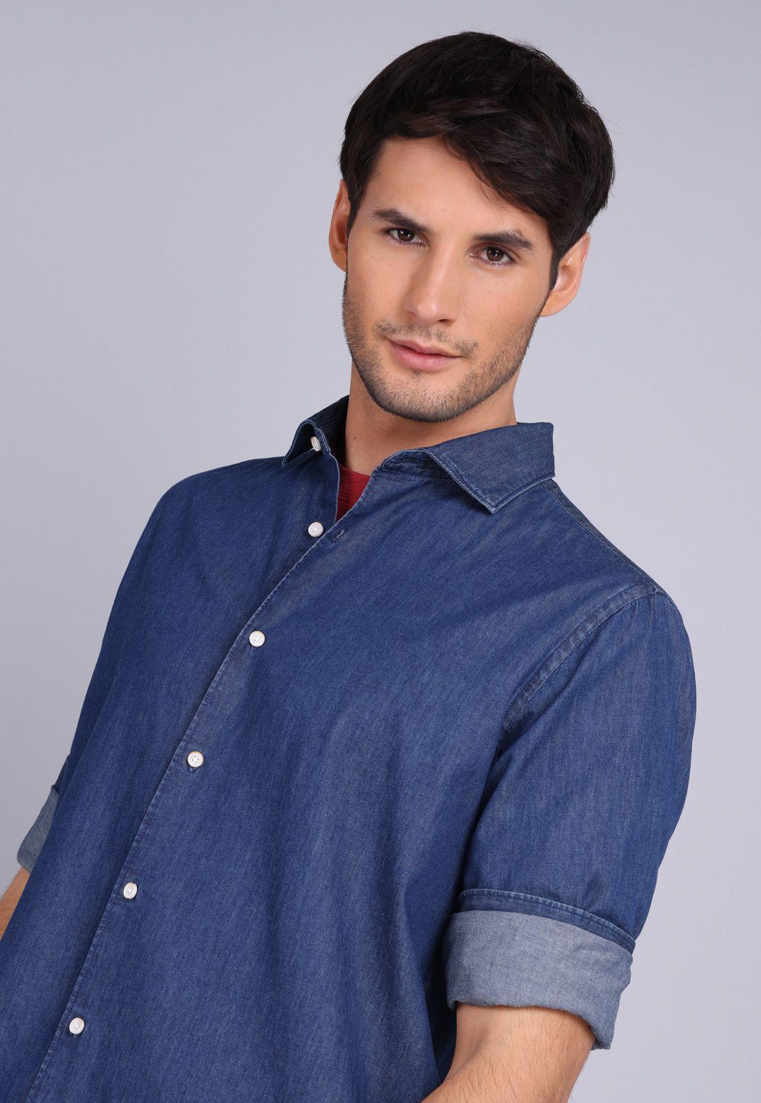 Camisa Denim Manga Larga Arrow CM3051SAZ-1