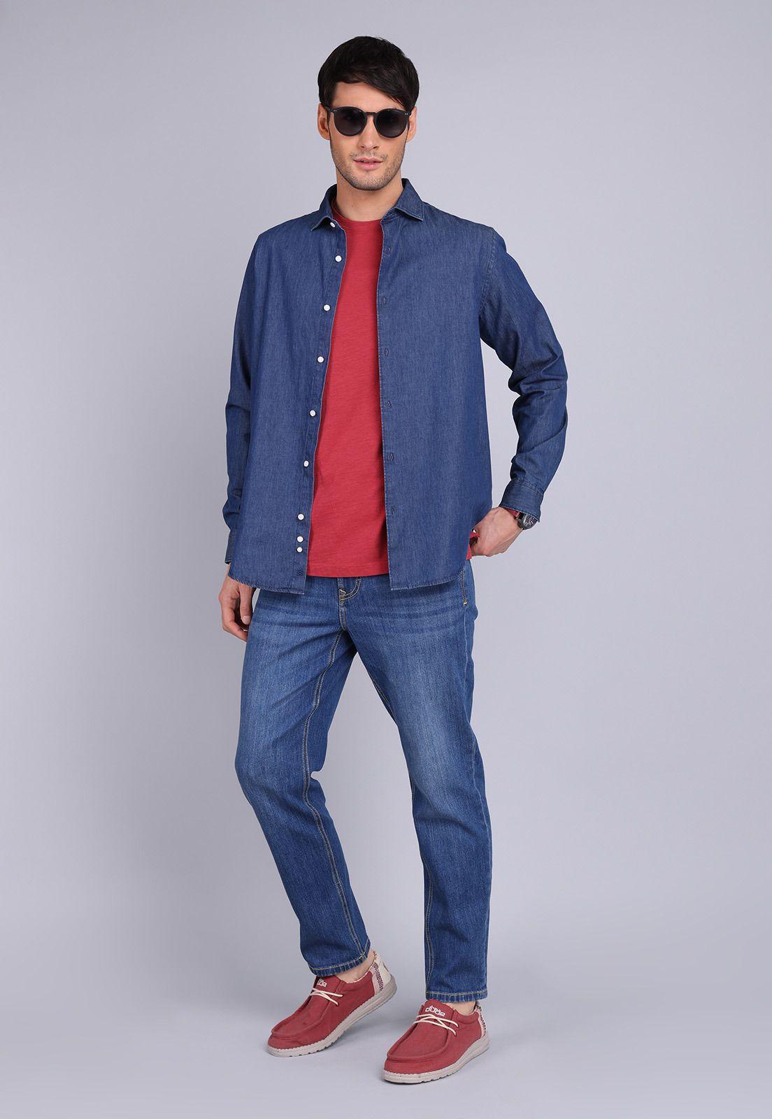 Camisa Denim Manga Larga Arrow CM3051SAZ-2