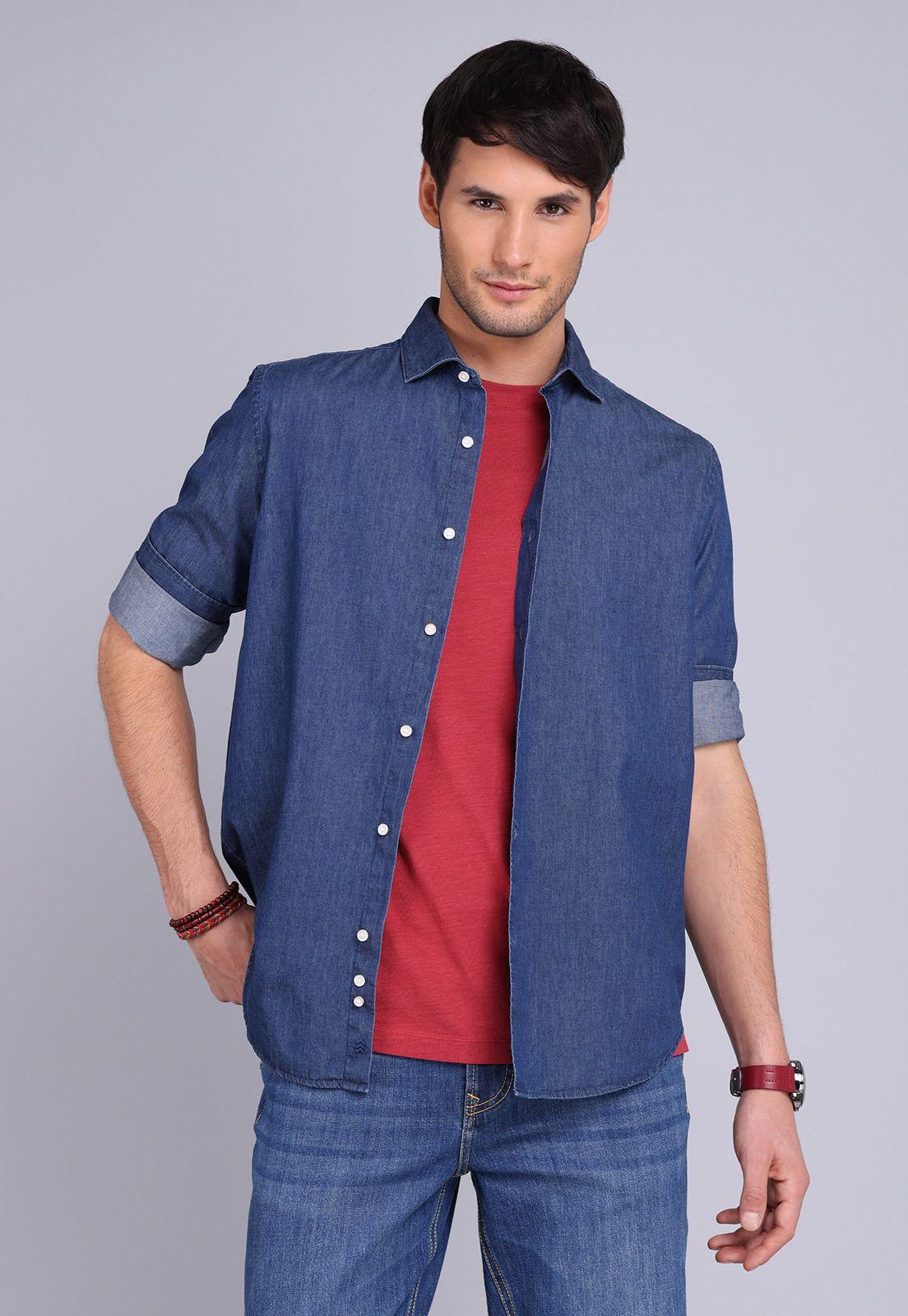 Camisa Denim Manga Larga Arrow CM3051SAZ-4
