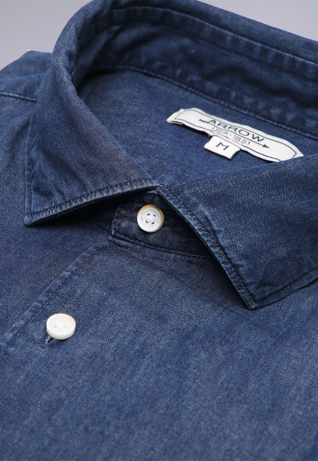 Camisa Denim Manga Larga Arrow CM3051SAZ-5