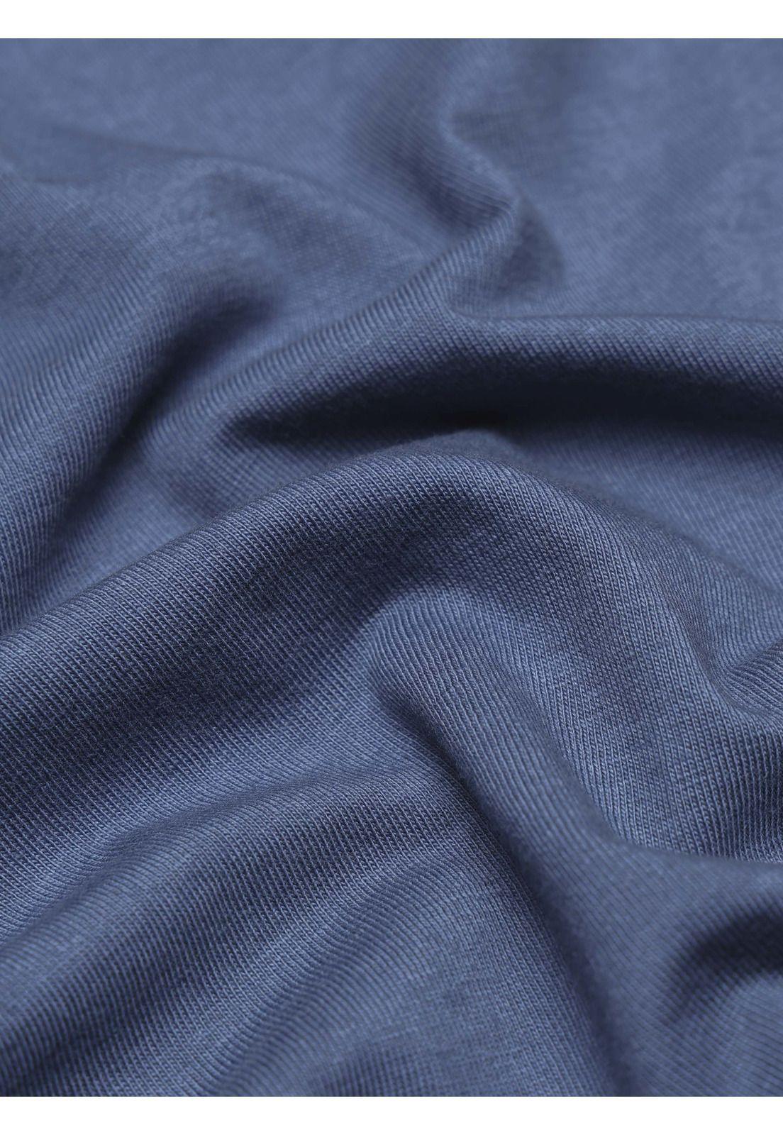 Polera Algodón Lisa Regular Fit Azul Arrow PO34031AZ-5