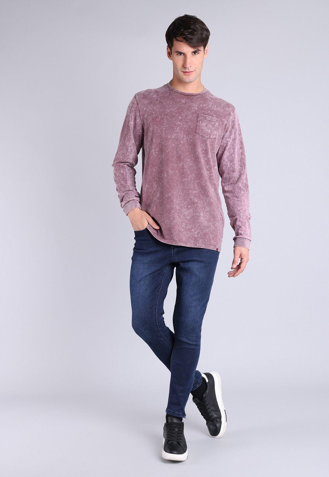 Polera Manga Larga Hombre Soviet SPOH825BU-3