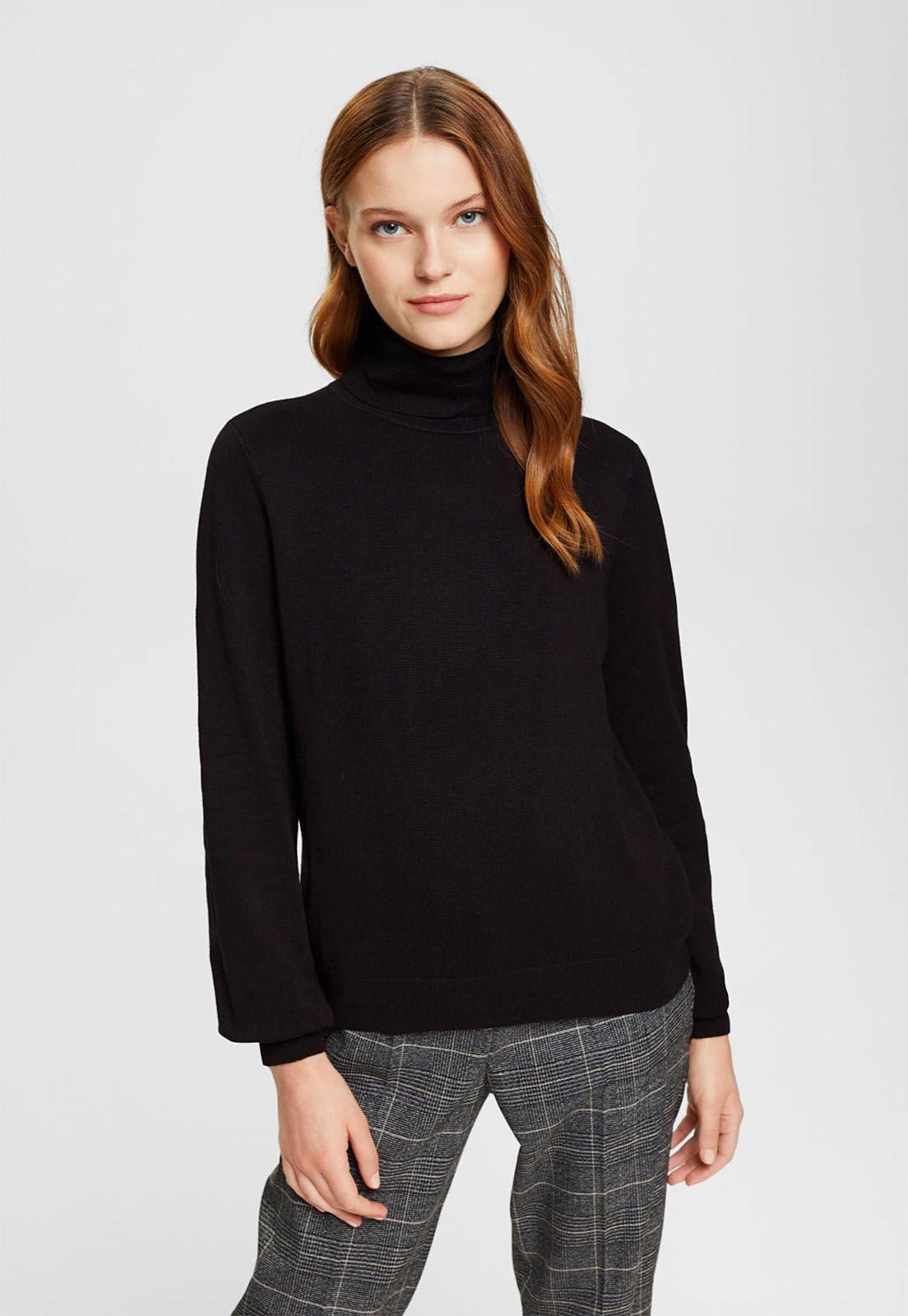 Sweater Con Cuello Alto Mujer Esprit-0