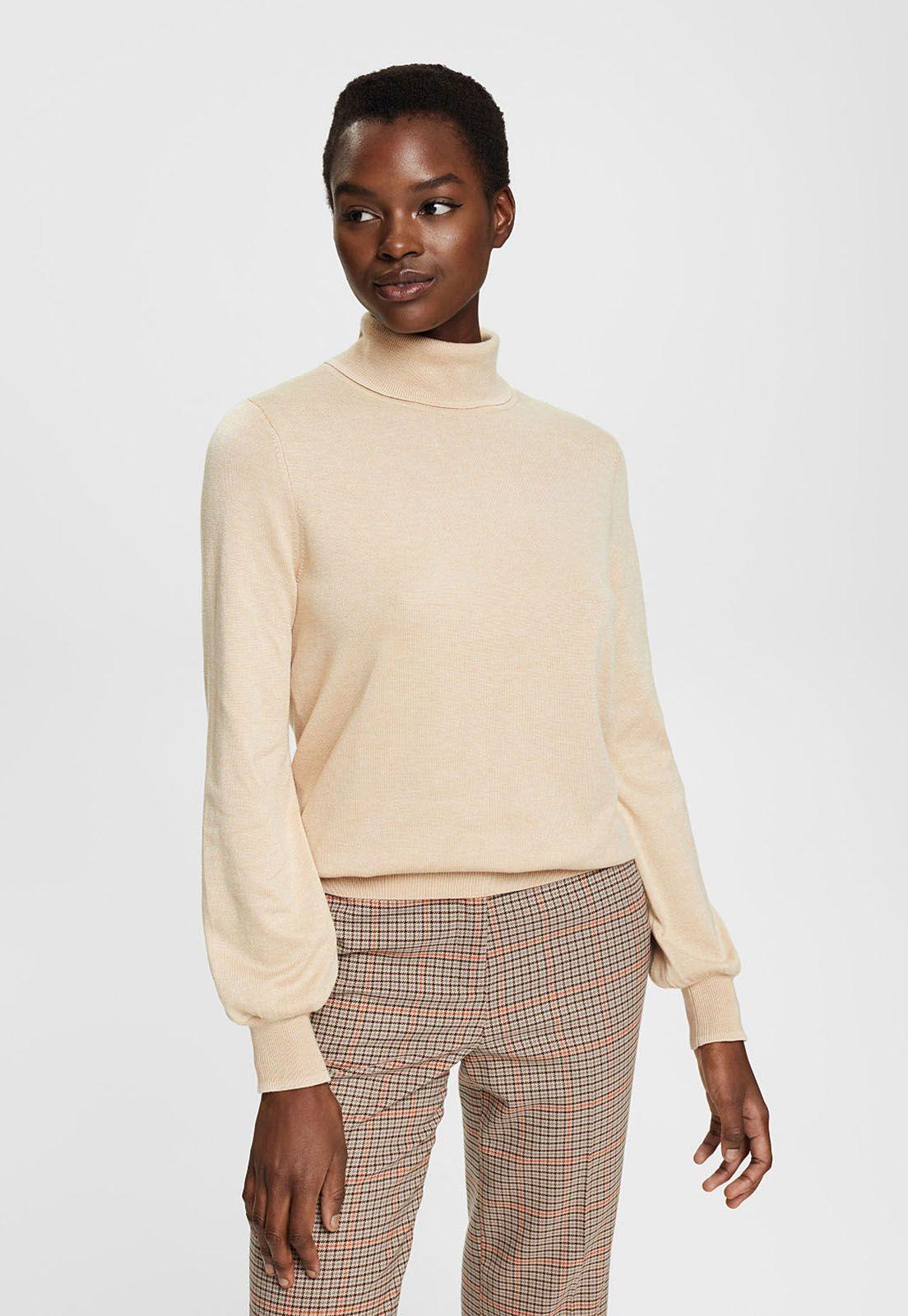 Sweater Con Cuello Alto Mujer Esprit-0