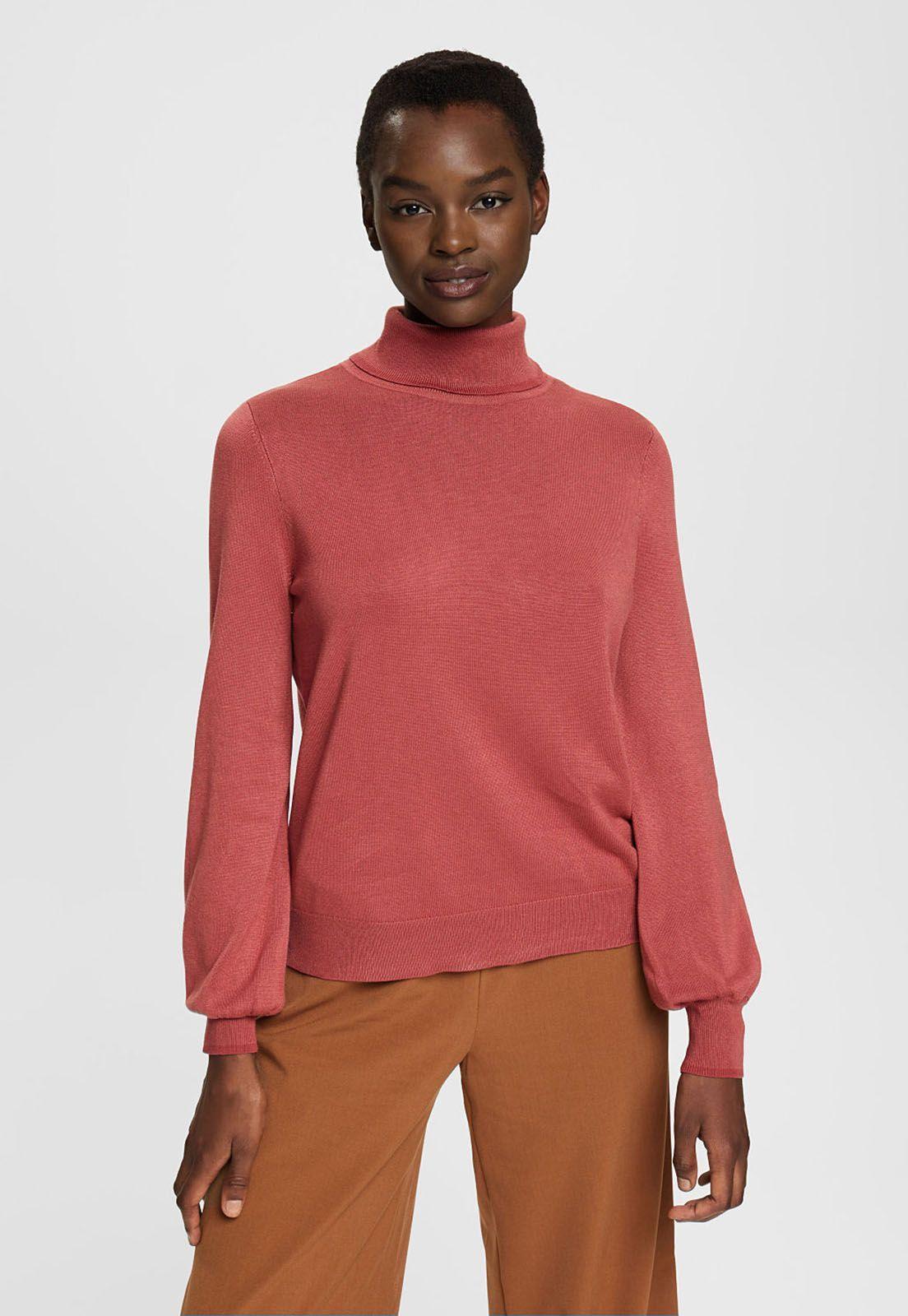 Sweater Con Cuello Alto Mujer Esprit-0