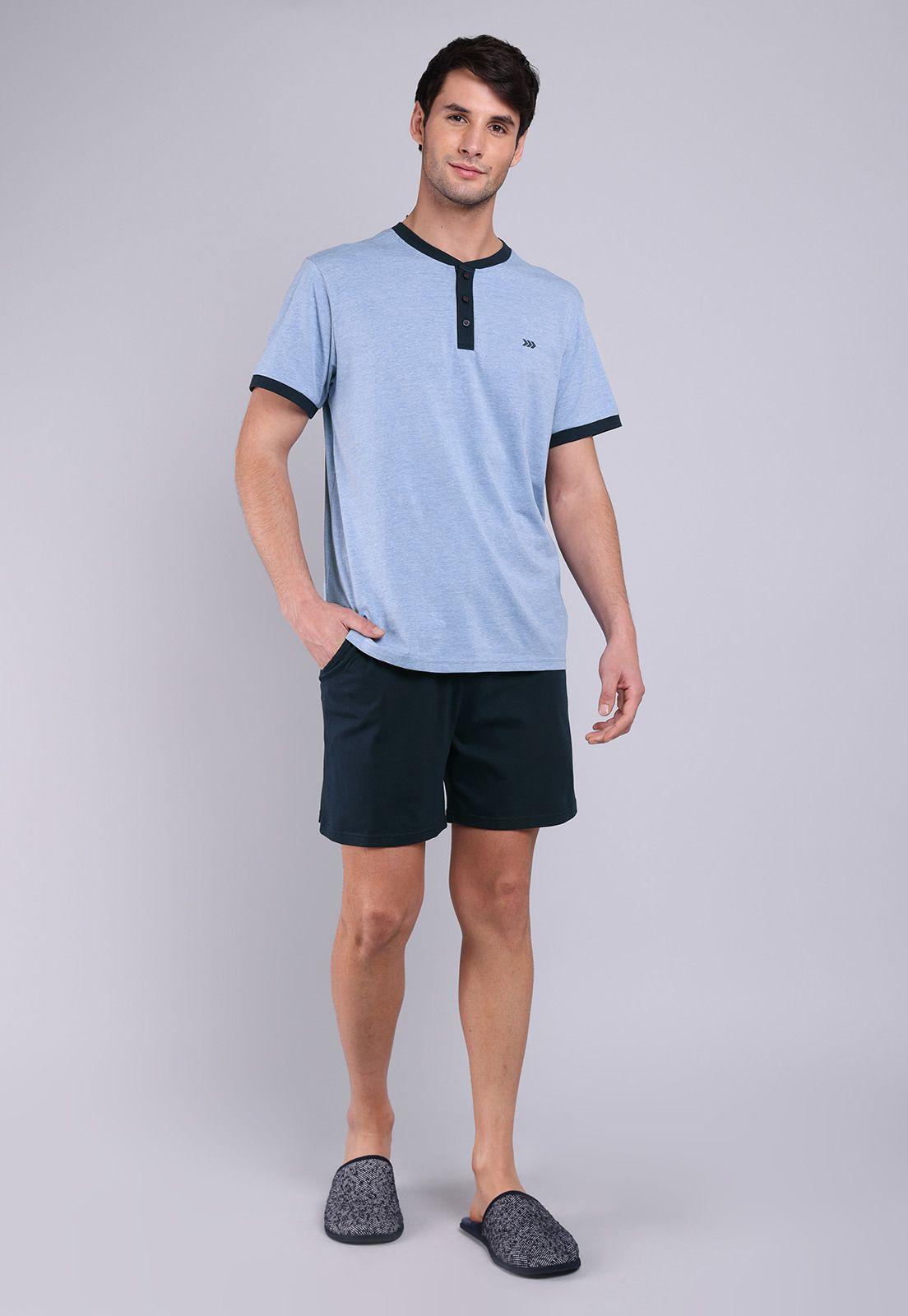 Pijama Corto Cuello Redondo Arrow P1V3005DE-3