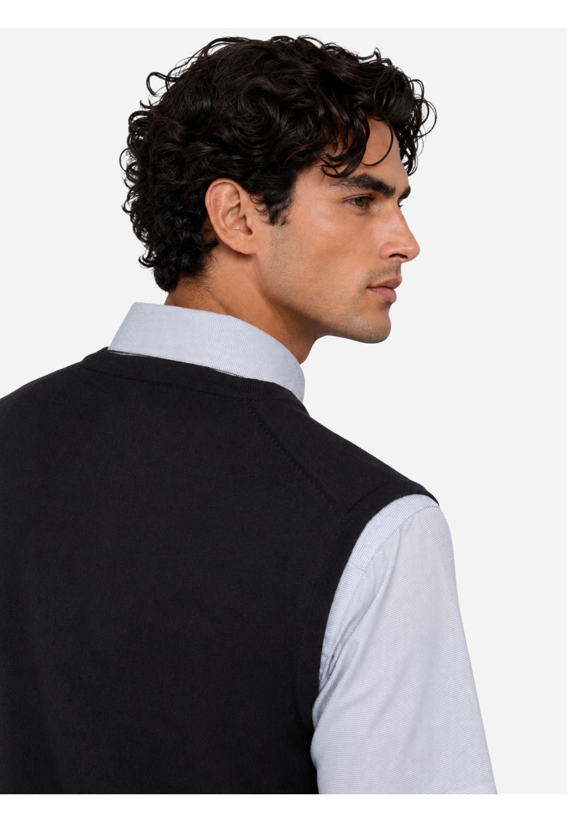 Sweater Sin Mangas Regular Fit Negro Arrow SW3000TNE-3